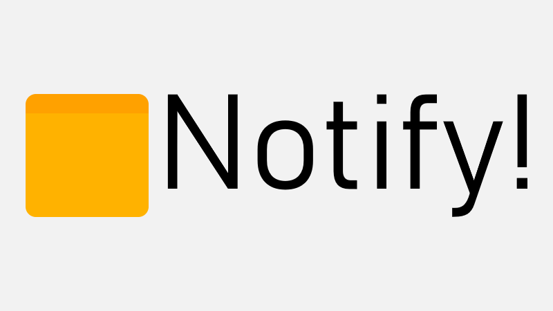 Notify! logo